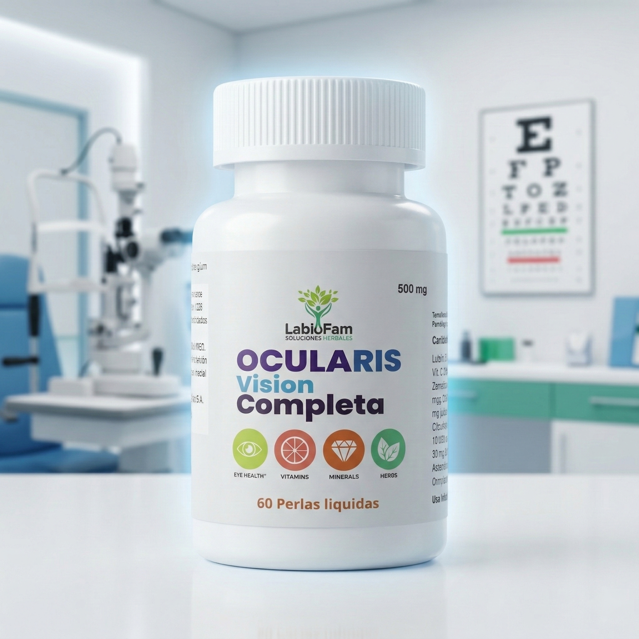 OCULARIS Visión Completa de LabioFam en un consultorio de salud ocular